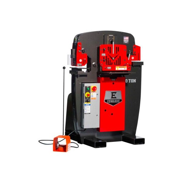 Edwards Mfg Co. 50 Ton Ironworker - 1 Phase, 230V - Edwards IW50-1P230 - main